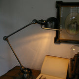 Lampe bureau Jielde 2 bras polie graphite