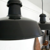 1 enameled industrial workshop lamp shade