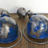 Unique lampe Jielde 1 paire applique finition vintage industrielle bleu