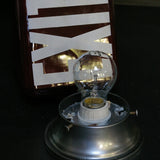 Grand Exit Red Opaline Lamp with Metal Base