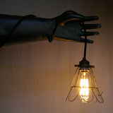 lampe  applique ... grand bras de lumiere moule industriel