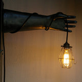 lampe  applique ... grand bras de lumiere moule industriel