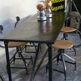 Industrial metal table or desk from the 1940s, military style