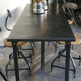 Industrial metal table or desk from the 1940s, military style