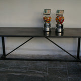 Industrial metal table or desk from the 1940s, military style