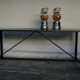 Industrial metal table or desk from the 1940s, military style