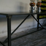 Industrial metal table or desk from the 1940s, military style