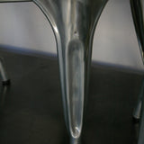 TOLIX industrial chair in brushed varnished steel