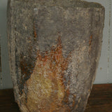 Ancien grand creuset de fonderie industrielle, ideal cache pot