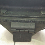 grande Table basse metal industrielle wagon de mine plateau verre