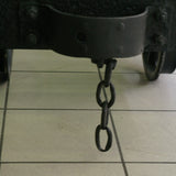 grande Table basse metal industrielle wagon de mine plateau verre