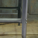 ancienne Chaise haute d atelier industrielle nicolle "" dit queu de baleine ""