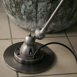 Lampe d atelier industrielle Jielde 3 bras polie graphite Jean-Louis Domecq