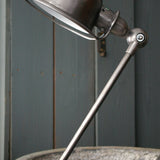 Lampe d atelier industrielle Jielde 3 bras polie graphite Jean-Louis Domecq