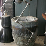 Lampe d atelier industrielle Jielde 3 bras polie graphite Jean-Louis Domecq