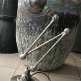 Lampe d atelier industrielle Jielde 3 bras polie graphite Jean-Louis Domecq