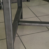 Table ou bureau metal industriel des annees 50 militaire