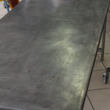 Table ou bureau metal industriel des annees 50 militaire