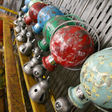 Unique lampe Jielde 1 applique finition verte vintage industrielle