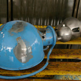 Unique lampe Jielde 1 applique finition bleu vintage industrielle