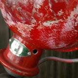 Unique lampe Jielde 1 applique finition rouge vintage industrielle