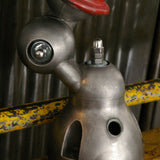 Unique lampe Jielde 1 applique finition rouge vintage industrielle