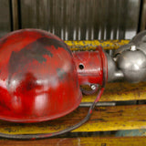 Unique lampe Jielde 1 applique finition rouge vintage industrielle