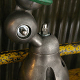 Unique lampe Jielde 1 applique finition verte vintage industrielle