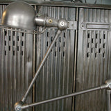 Lampe d atelier industrielle Jielde 5 bras polie graphite