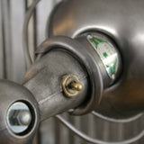 Lampe d atelier industrielle Jielde 5 bras polie graphite