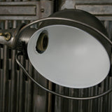 Lampe d atelier industrielle Jielde 5 bras polie graphite
