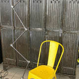 Lampe d atelier industrielle Jielde 5 bras polie graphite