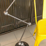 Lampe d atelier industrielle Jielde 5 bras polie graphite