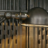 Lampe d atelier industrielle Jielde 5 bras polie graphite