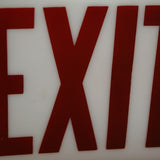 Exit Lampe opaline blanche socle metal