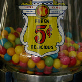 Distributeur à bonbon Silver King Gumball bleue 1940