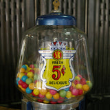 Distributeur à bonbon Silver King Gumball bleue 1940