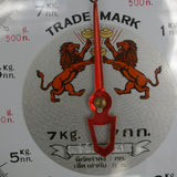 Ancienne balance d'épicerie double cadran