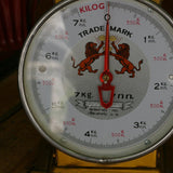 Ancienne balance d'épicerie double cadran
