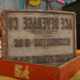 Ancien tampon de transport de caisse de vin de Vidal Fleury cote rotie