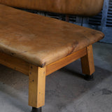 Tapis Banc de gymnastique en cuir vintage