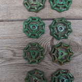 Lot of old factory valves, ideal as industrial drawer knobs
