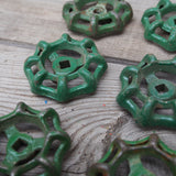 Lot of old factory valves, ideal as industrial drawer knobs