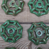Lot of old factory valves, ideal as industrial drawer knobs