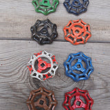 Lot of old factory valves, ideal as industrial drawer knobs