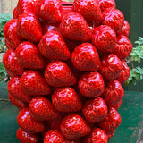 Vase en céramique extra large aux multiples fraises