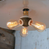 abat jour tres grand Americain lampe industrielle americaine systeme benjamin 3 light