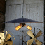 abat jour tres grand Americain lampe industrielle americaine systeme benjamin 3 light