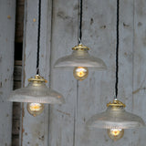 1 abat jour suspension atelier holophane lampe industrielle