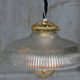 1 abat jour suspension atelier holophane lampe industrielle